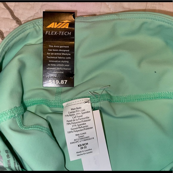 🌺 Juniors AVIA Flex-Tech 2/Pockets Leggings. Size XS (0-2). 🌺 - Picture 9 of 9